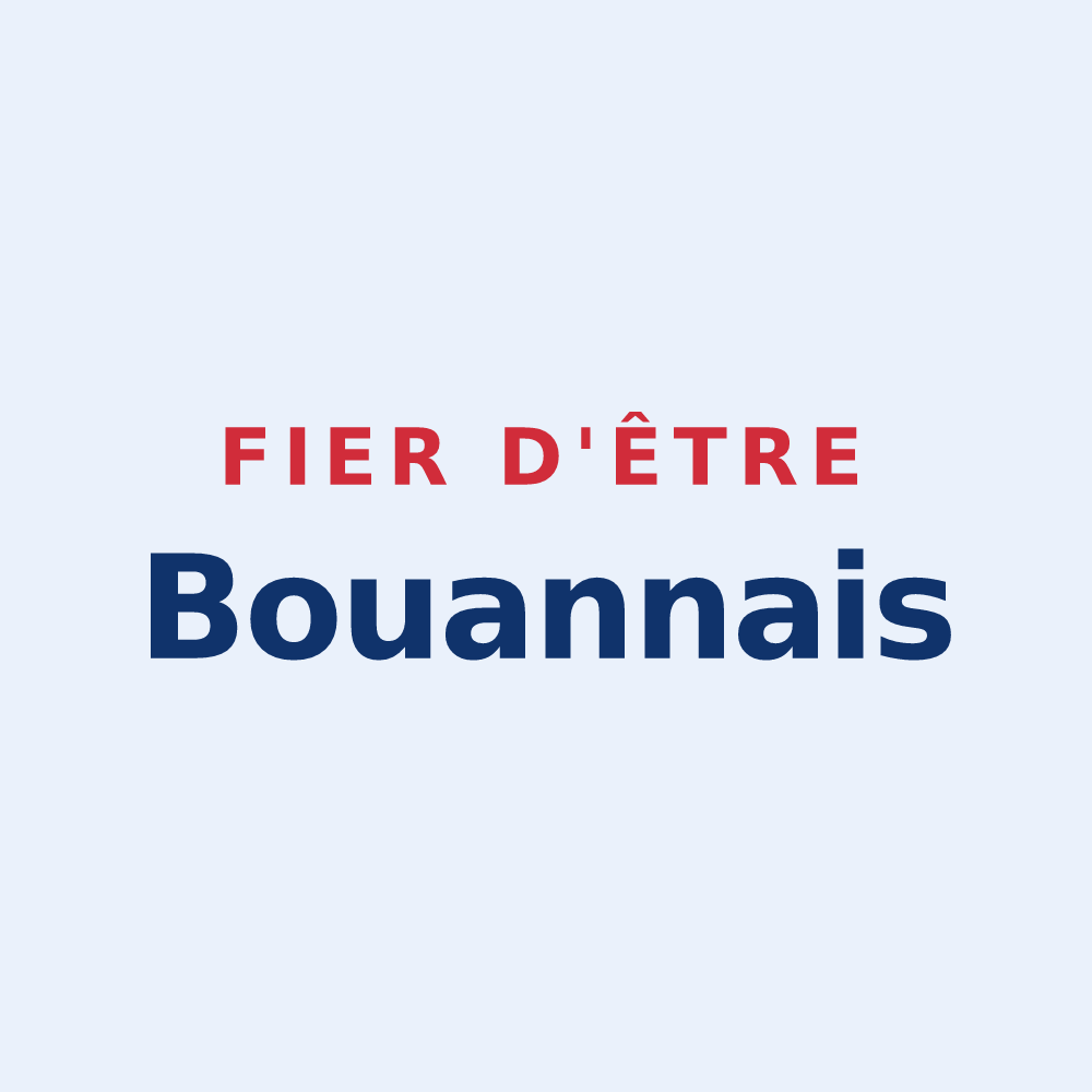 Sticker « Fier d'être Bouannais » — design pour Bouan