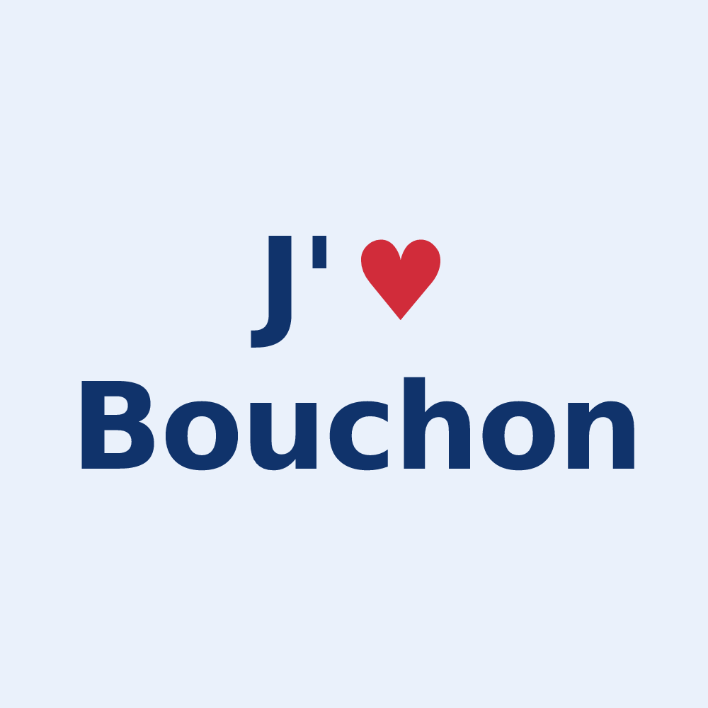 Sticker personnalisé Bouchon — design J'aime Bouchon