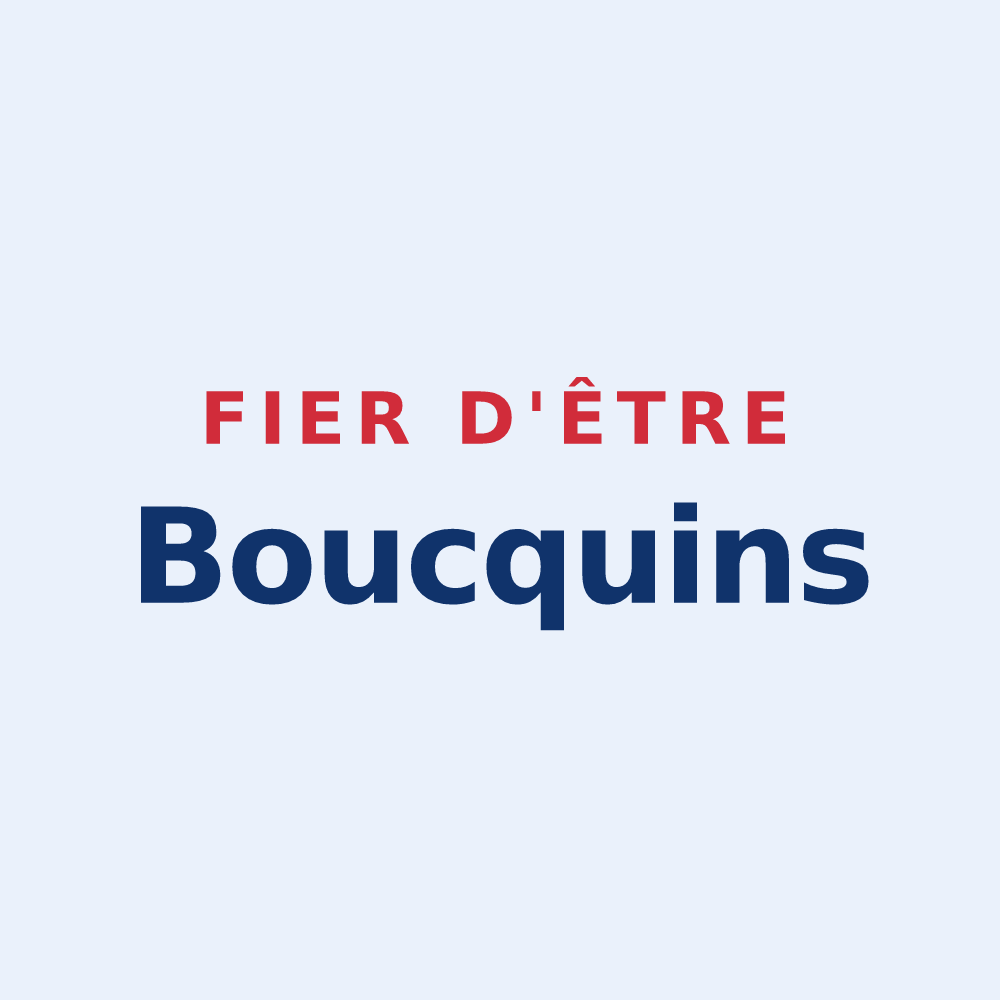 Sticker « Fier d'être Boucquins » — design pour Boucq