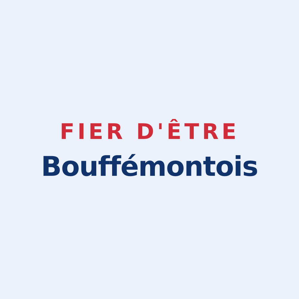 Sticker « Fier d'être Bouffémontois » — design pour Bouffémont