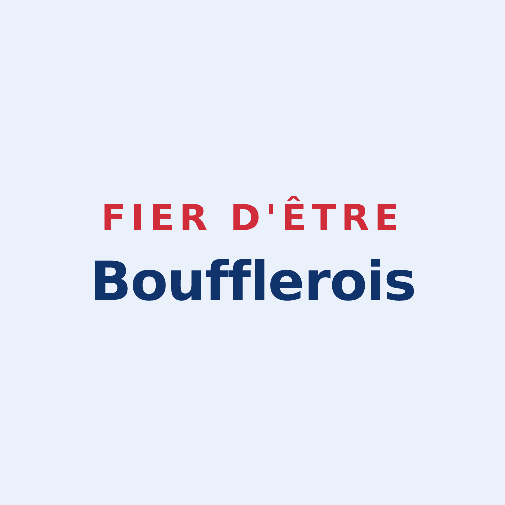 Sticker « Fier d'être Boufflerois » — design pour Boufflers