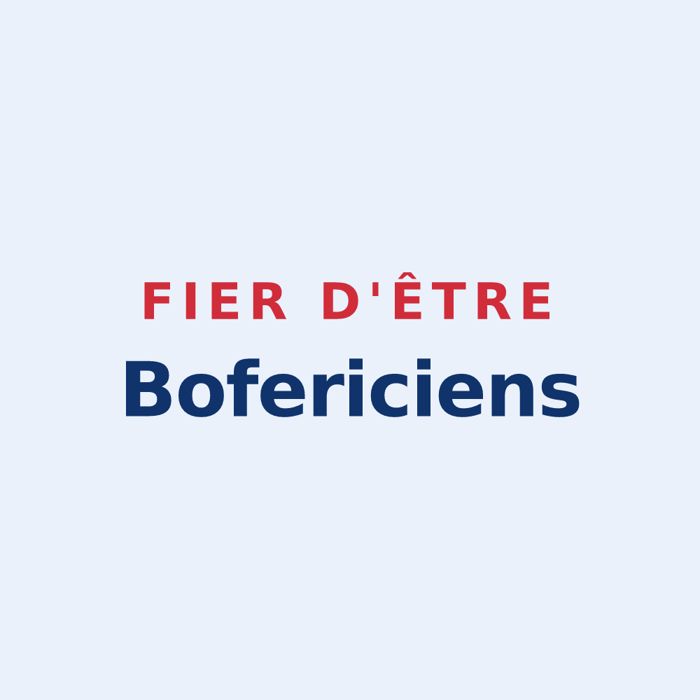 Sticker « Fier d'être Bofericiens » — design pour Bouffry