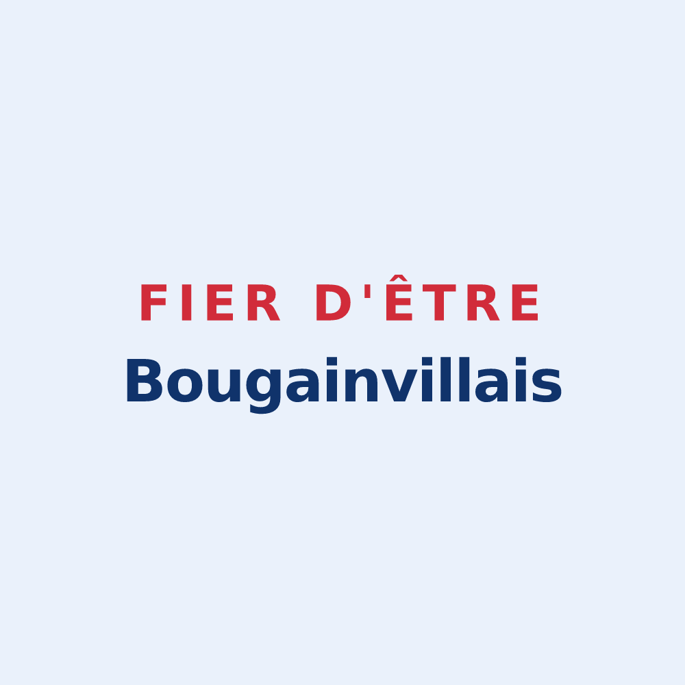 Sticker « Fier d'être Bougainvillais » — design pour Bougainville