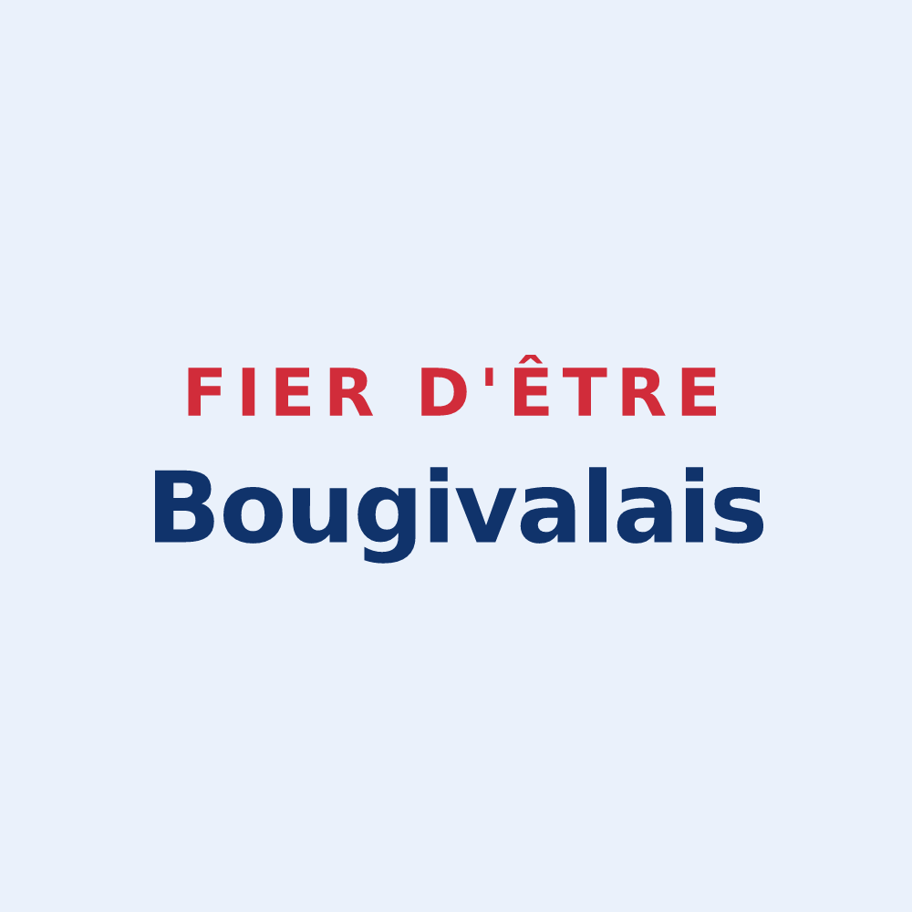 Sticker « Fier d'être Bougivalais » — design pour Bougival
