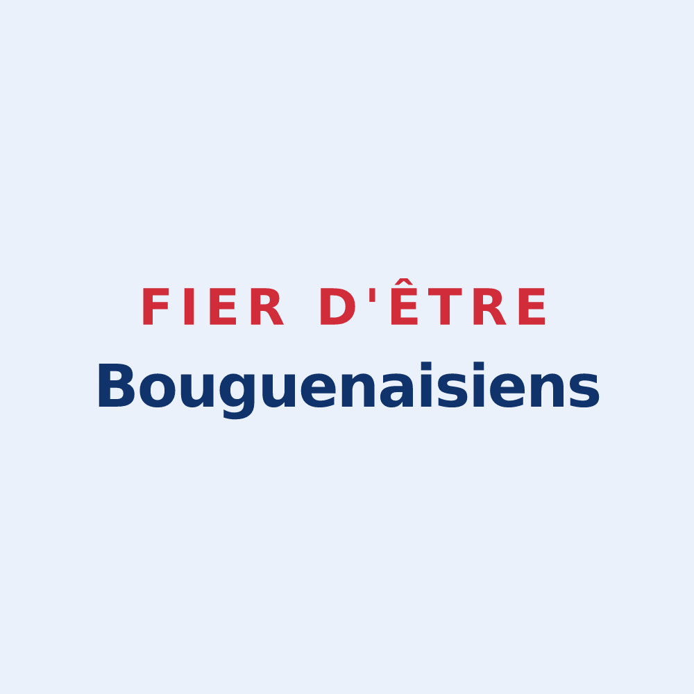 Sticker « Fier d'être Bouguenaisiens » — design pour Bouguenais