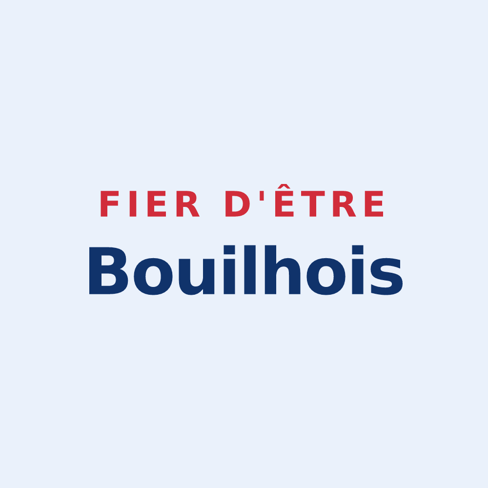 Sticker « Fier d'être Bouilhois » — design pour Bouilh-Devant