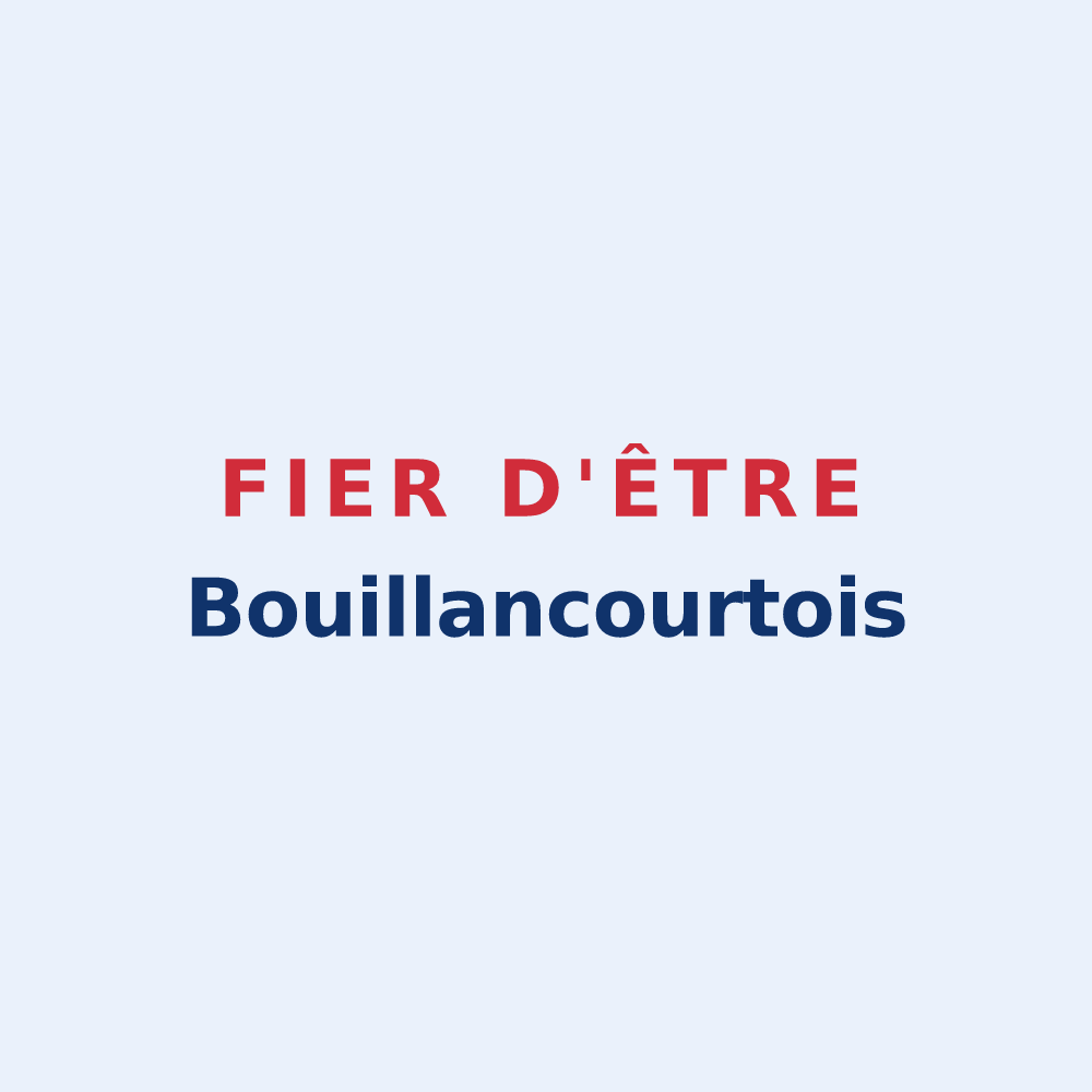Sticker « Fier d'être Bouillancourtois » — design pour Bouillancourt-en-Séry