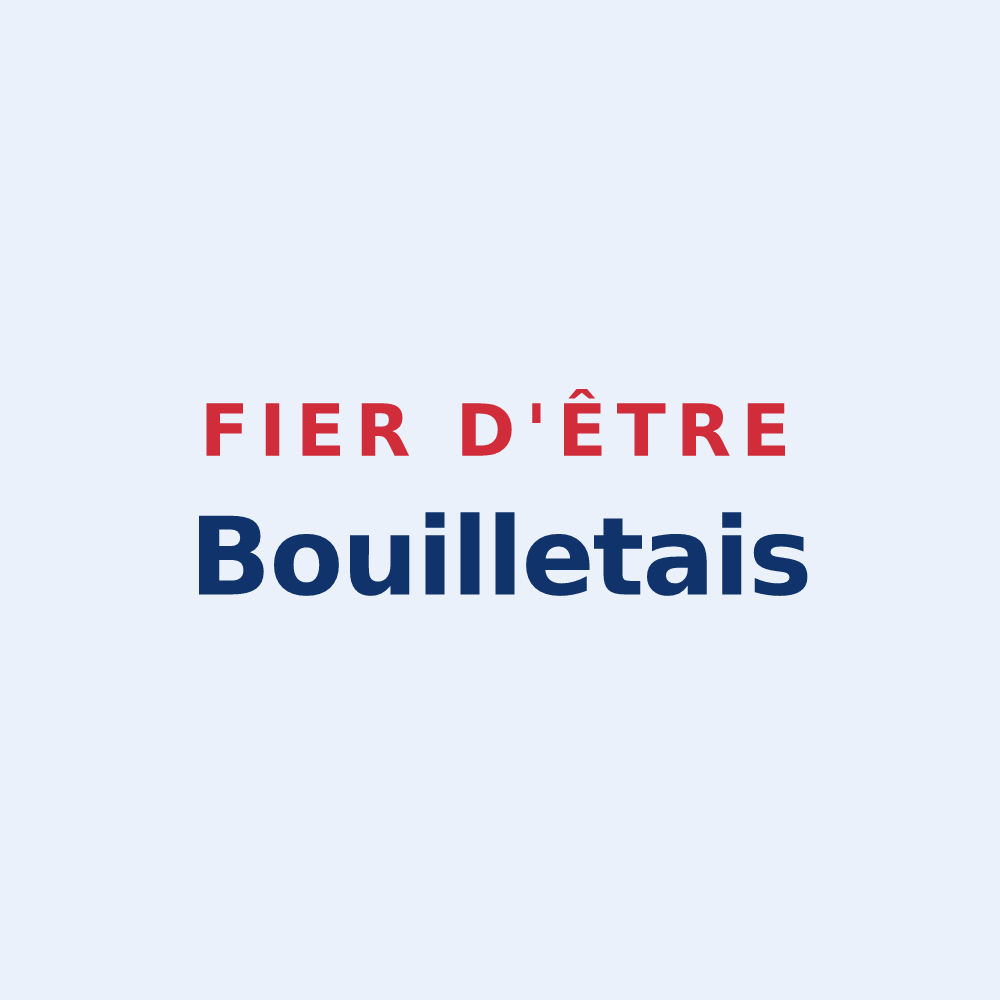 Sticker « Fier d'être Bouilletais » — design pour Bouillé-Courdault