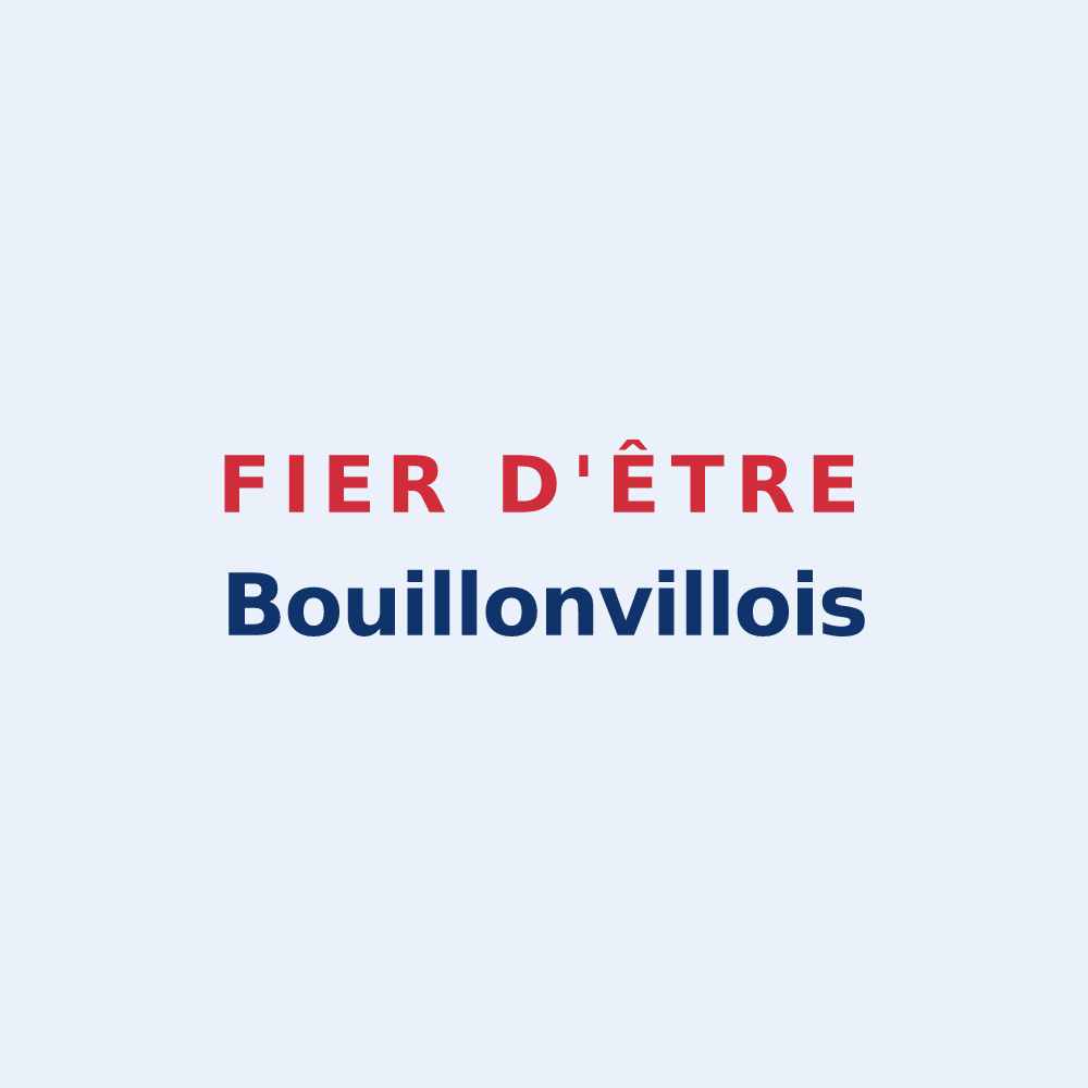 Sticker « Fier d'être Bouillonvillois » — design pour Bouillonville