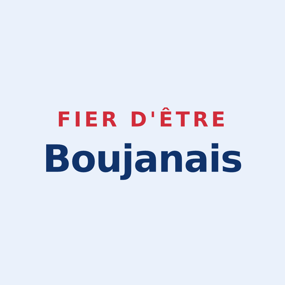 Sticker « Fier d'être Boujanais » — design pour Boujan-sur-Libron