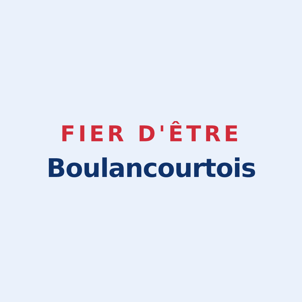 Sticker « Fier d'être Boulancourtois » — design pour Boulancourt