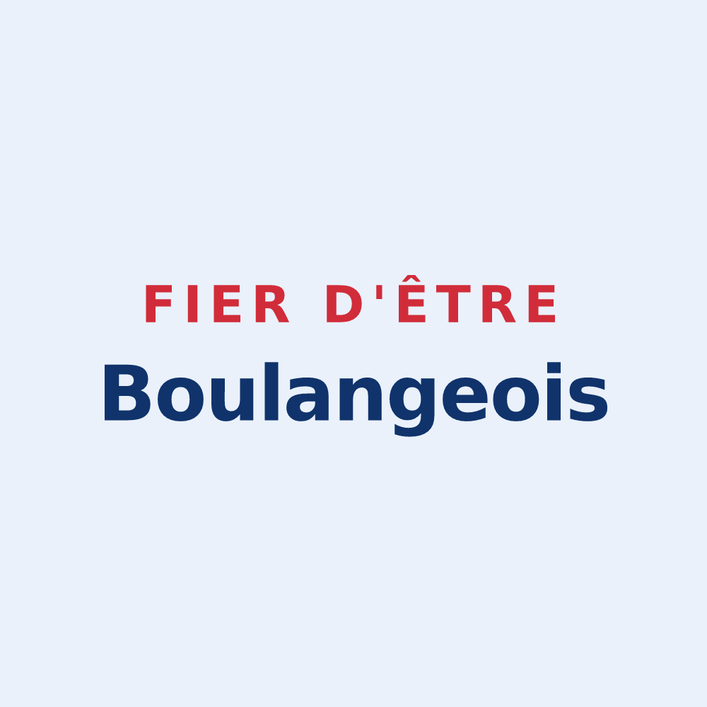 Sticker « Fier d'être Boulangeois » — design pour Boulange