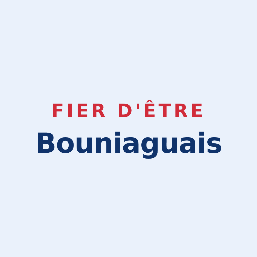 Sticker « Fier d'être Bouniaguais » — design pour Bouniagues