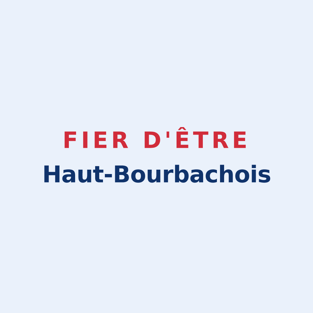 Sticker « Fier d'être Haut-Bourbachois » — design pour Bourbach-le-Haut