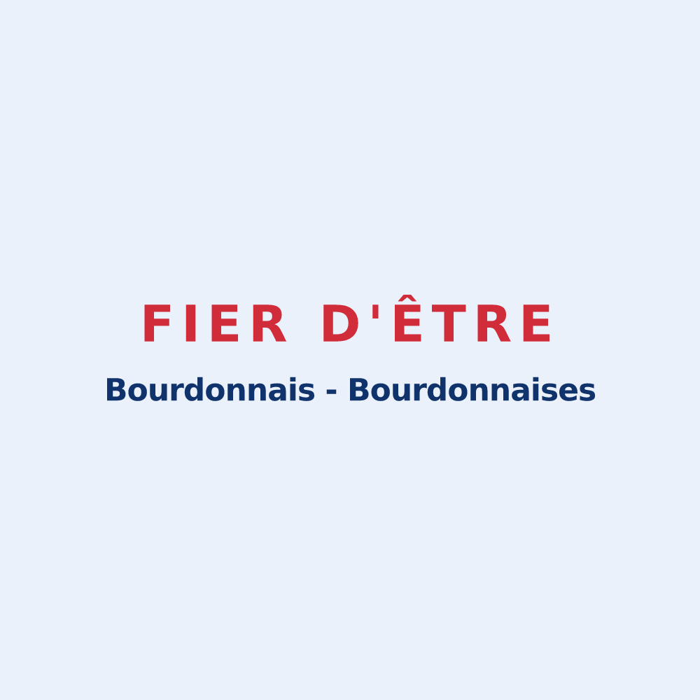 Sticker « Fier d'être Bourdonnais - Bourdonnaises » — design pour Bourdons-sur-Rognon