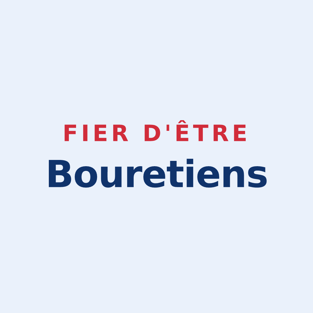 Sticker « Fier d'être Bouretiens » — design pour Bouret-sur-Canche
