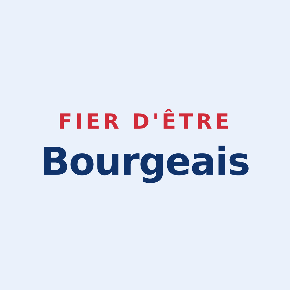 Sticker « Fier d'être Bourgeais » — design pour Bourg-de-Bigorre