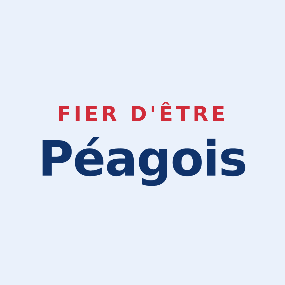 Sticker « Fier d'être Péagois » — design pour Bourg-de-Péage