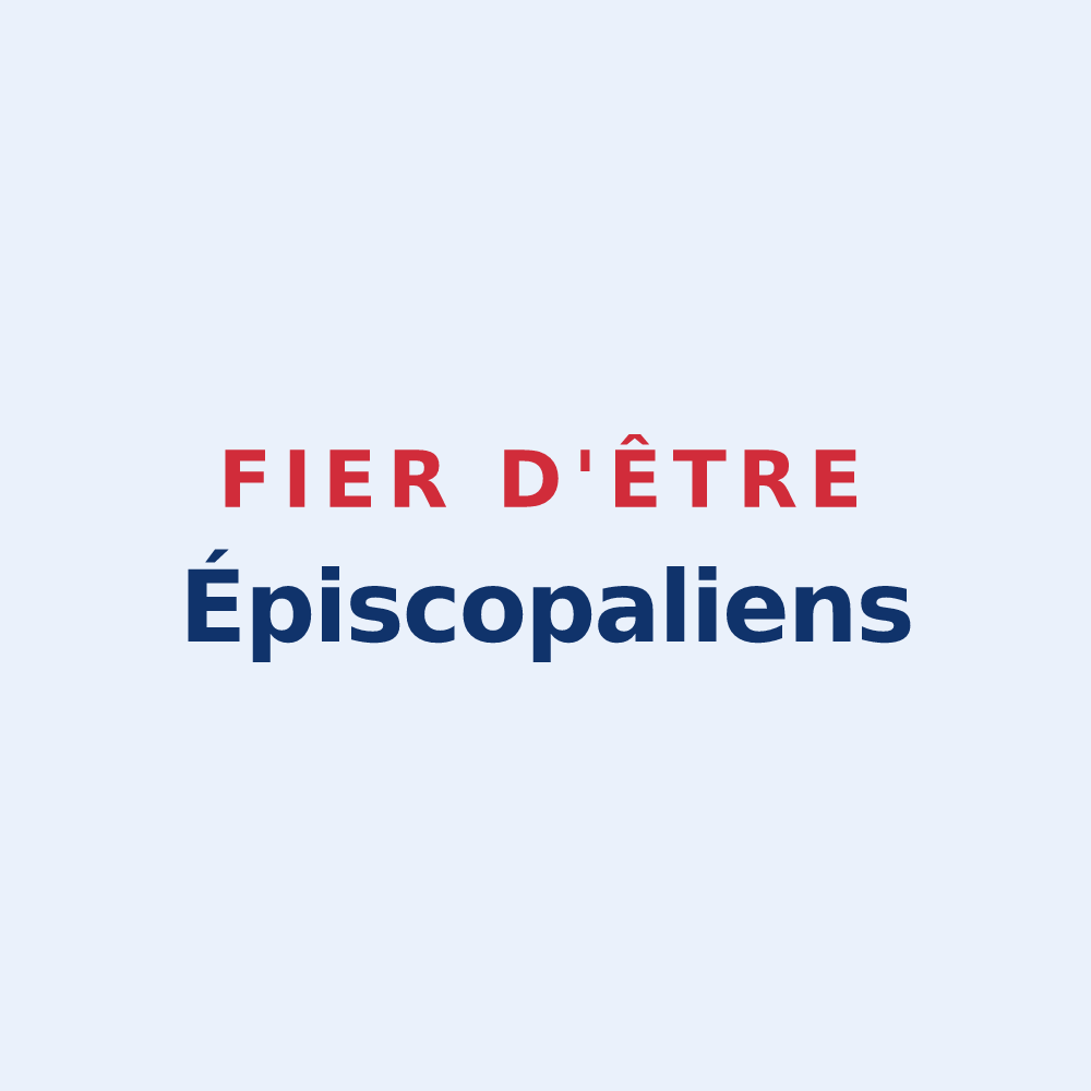 Sticker « Fier d'être Épiscopaliens » — design pour Bourg-l'Évêque