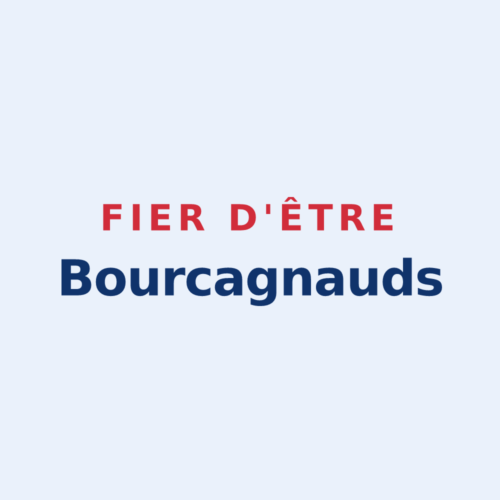 Sticker « Fier d'être Bourcagnauds » — design pour Bourg-Lastic