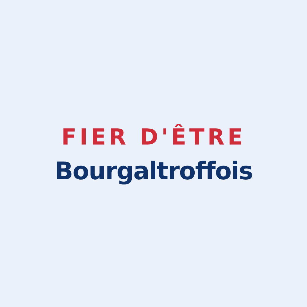 Sticker « Fier d'être Bourgaltroffois » — design pour Bourgaltroff