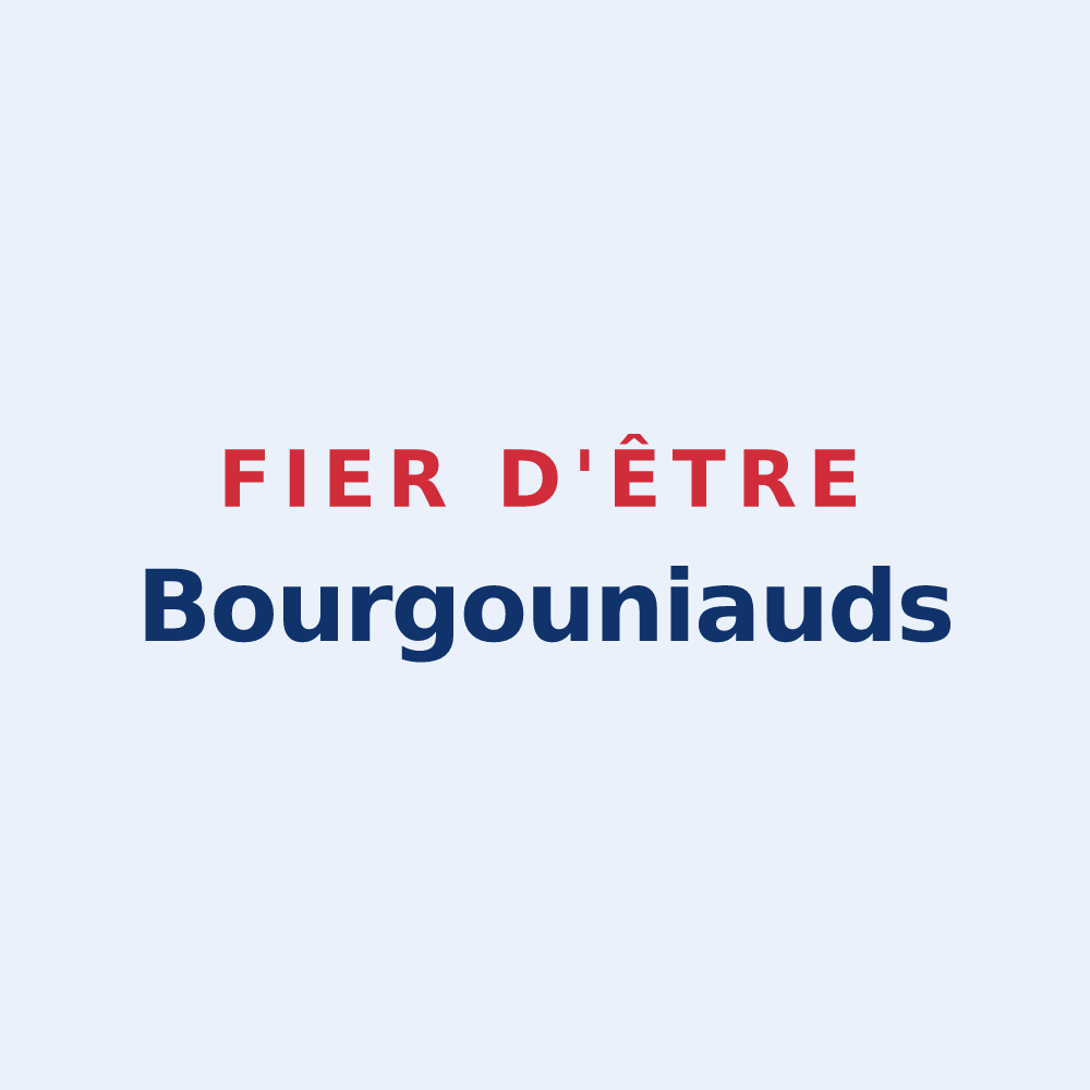 Sticker « Fier d'être Bourgouniauds » — design pour Bourganeuf