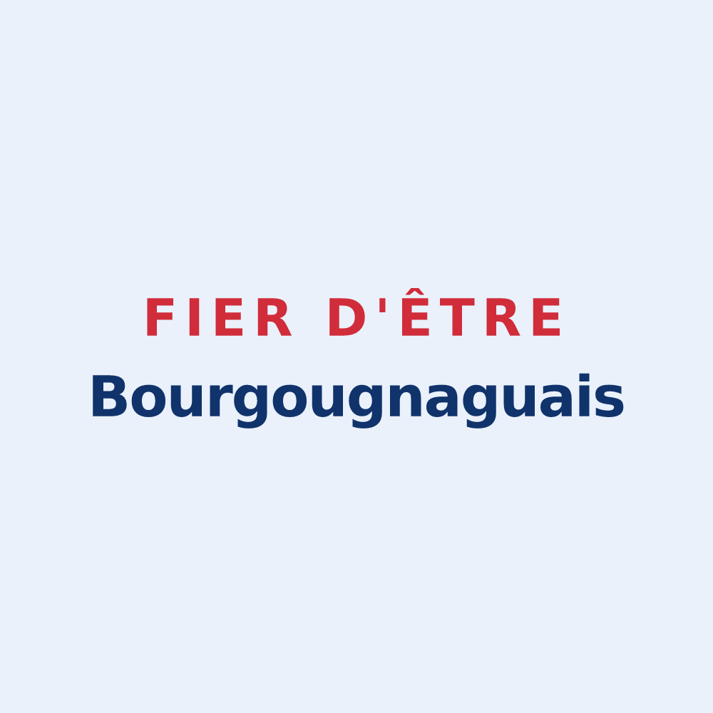 Sticker « Fier d'être Bourgougnaguais » — design pour Bourgougnague