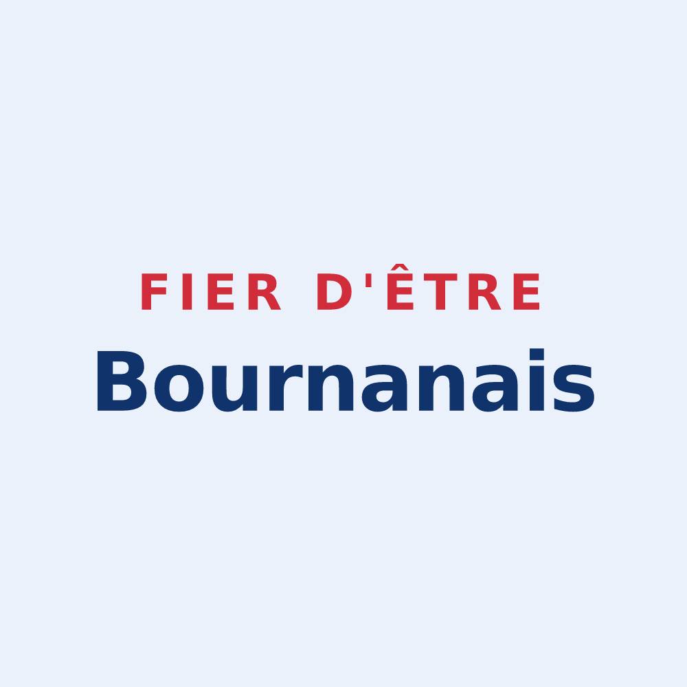 Sticker « Fier d'être Bournanais » — design pour Bournan