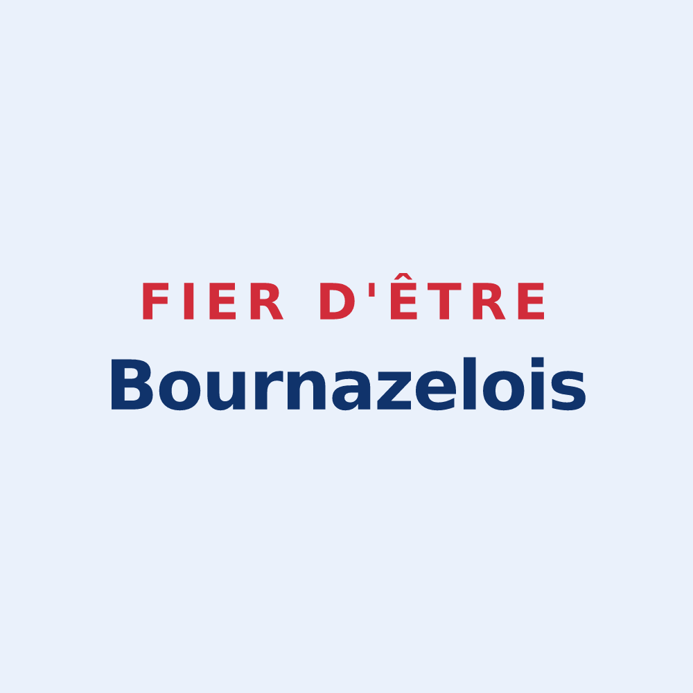Sticker « Fier d'être Bournazelois » — design pour Bournazel