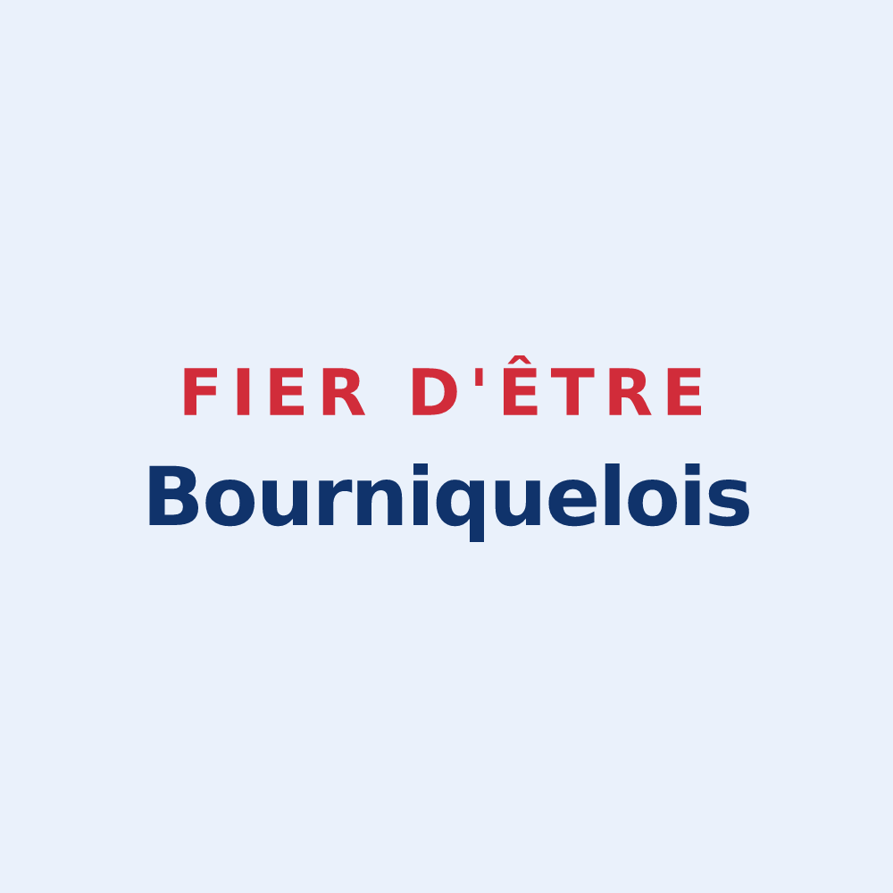 Sticker « Fier d'être Bourniquelois » — design pour Bourniquel