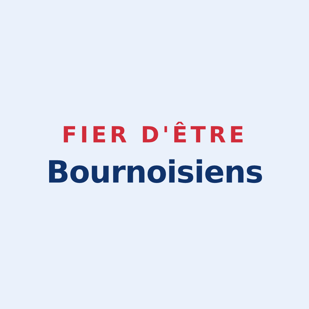 Sticker « Fier d'être Bournoisiens » — design pour Bournois