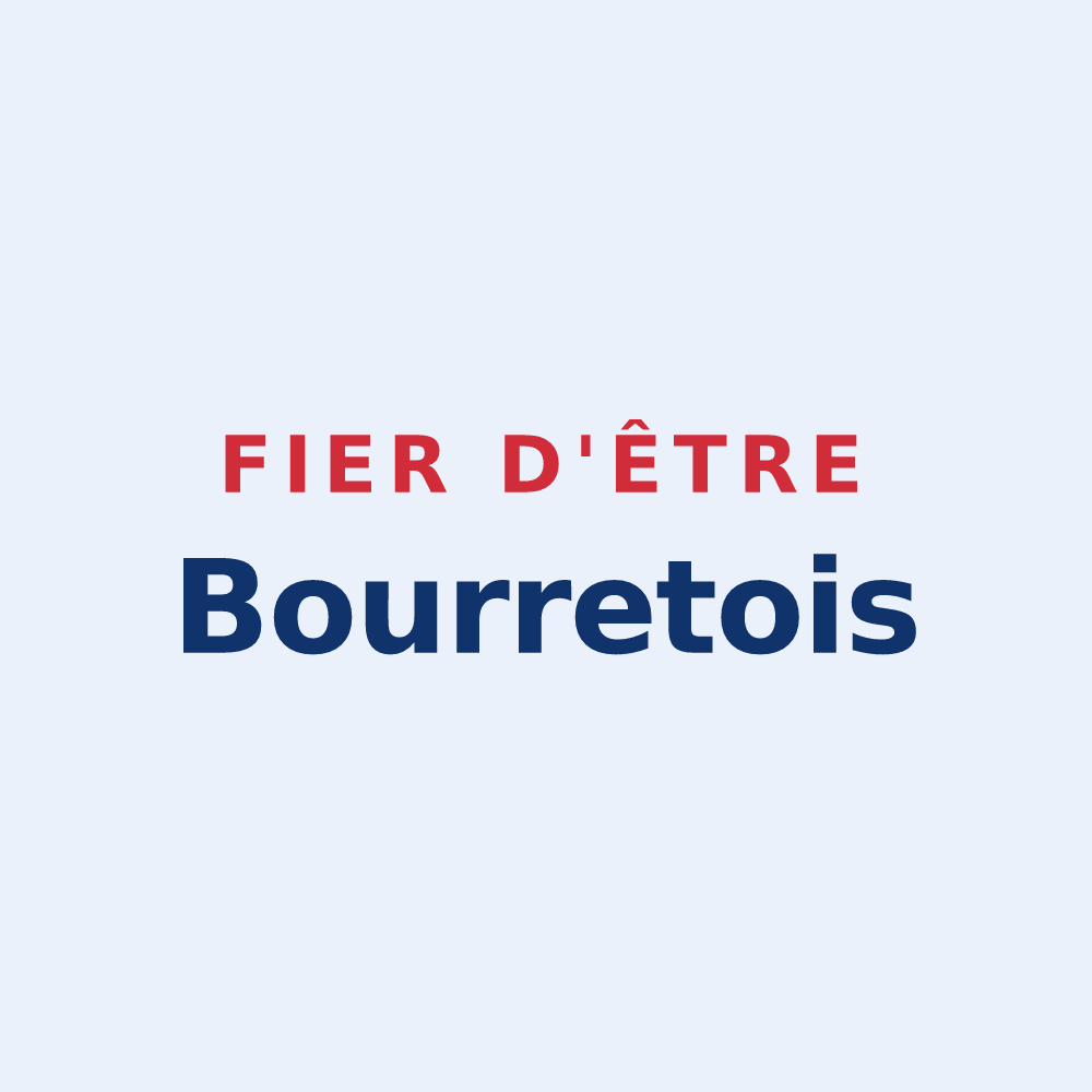 Sticker « Fier d'être Bourretois » — design pour Bourret