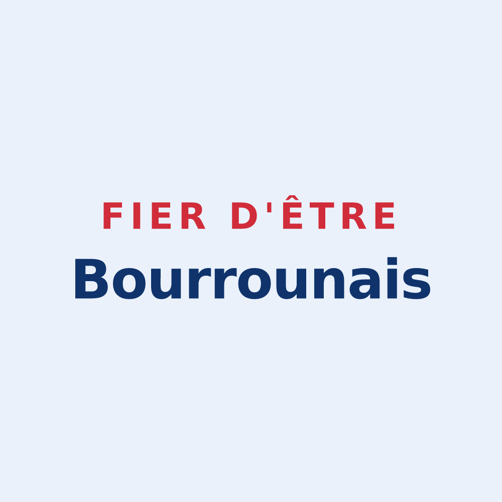 Sticker « Fier d'être Bourrounais » — design pour Bourrou