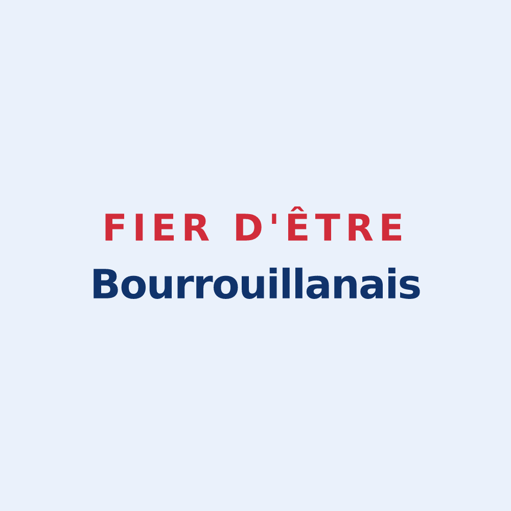 Sticker « Fier d'être Bourrouillanais » — design pour Bourrouillan