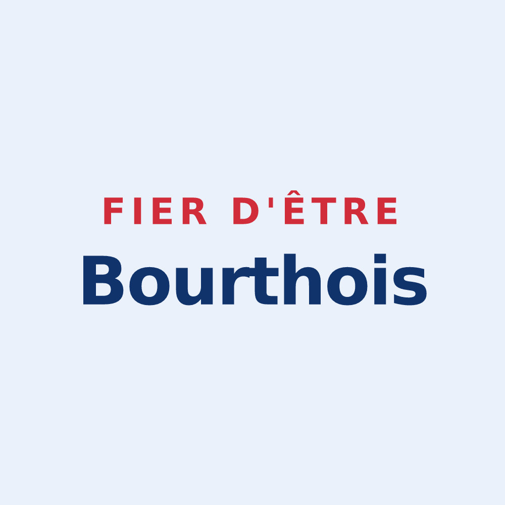 Sticker « Fier d'être Bourthois » — design pour Bourth