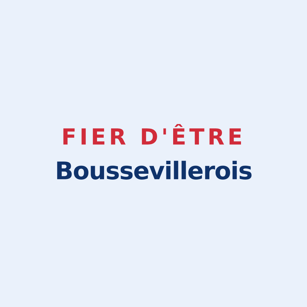 Sticker « Fier d'être Boussevillerois » — design pour Bousseviller