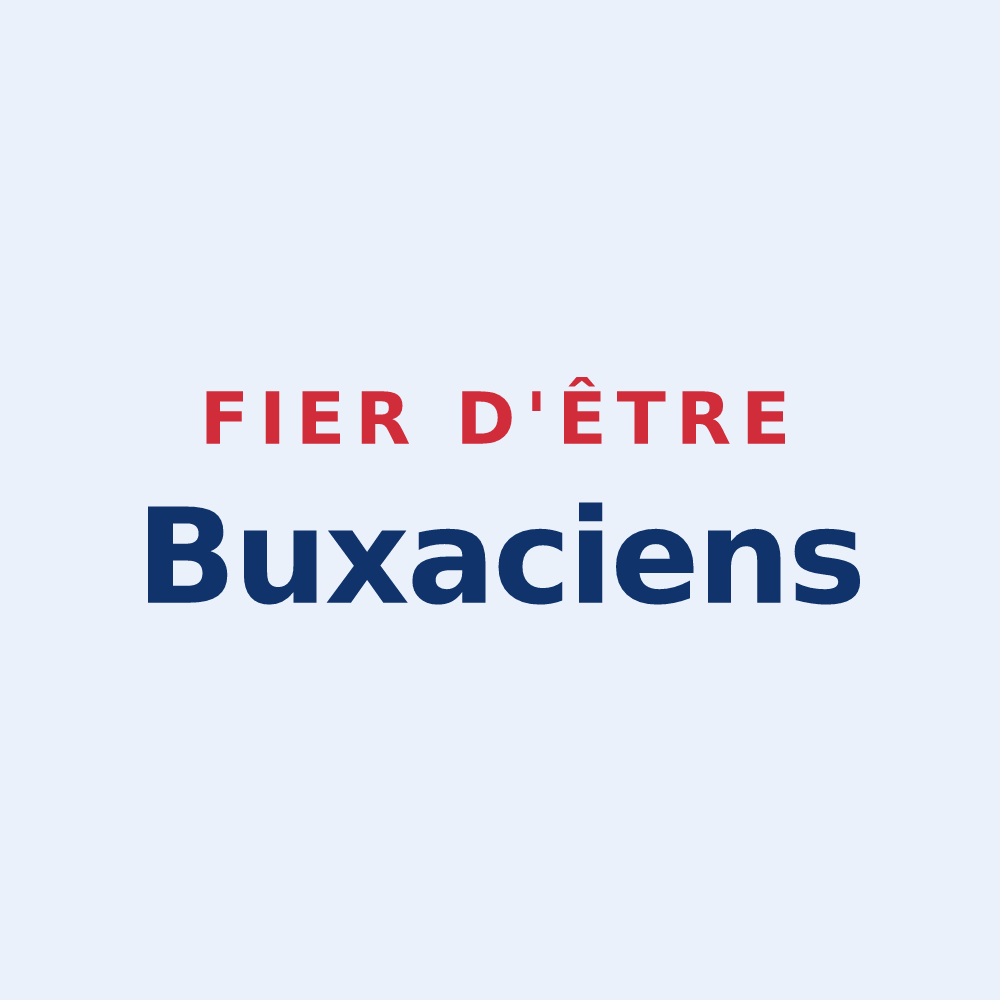 Sticker « Fier d'être Buxaciens » — design pour Boussy-Saint-Antoine