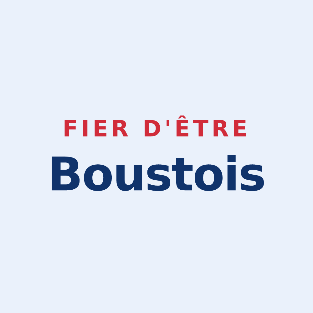 Sticker « Fier d'être Boustois » — design pour Boust