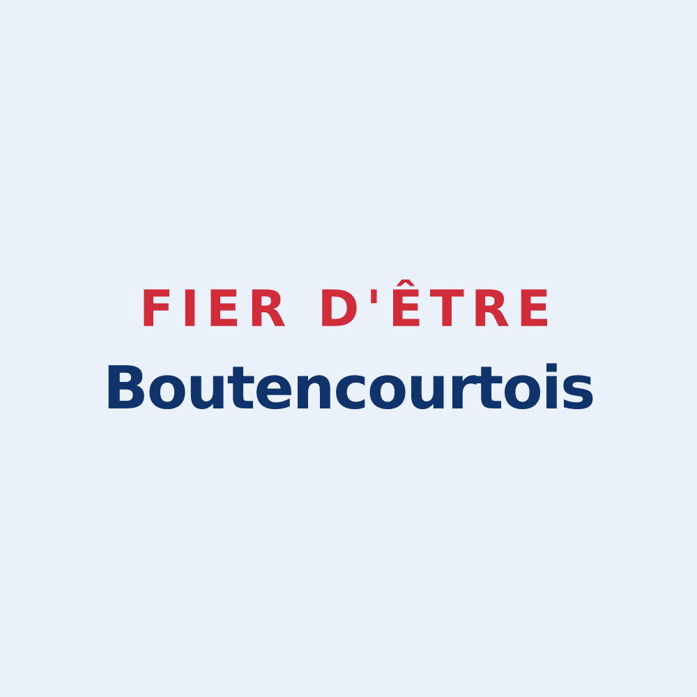 Sticker « Fier d'être Boutencourtois » — design pour Boutencourt