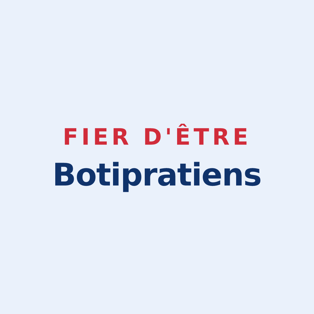 Sticker « Fier d'être Botipratiens » — design pour Boutigny-Prouais