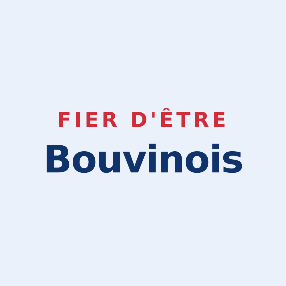 Sticker « Fier d'être Bouvinois » — design pour Bouvines