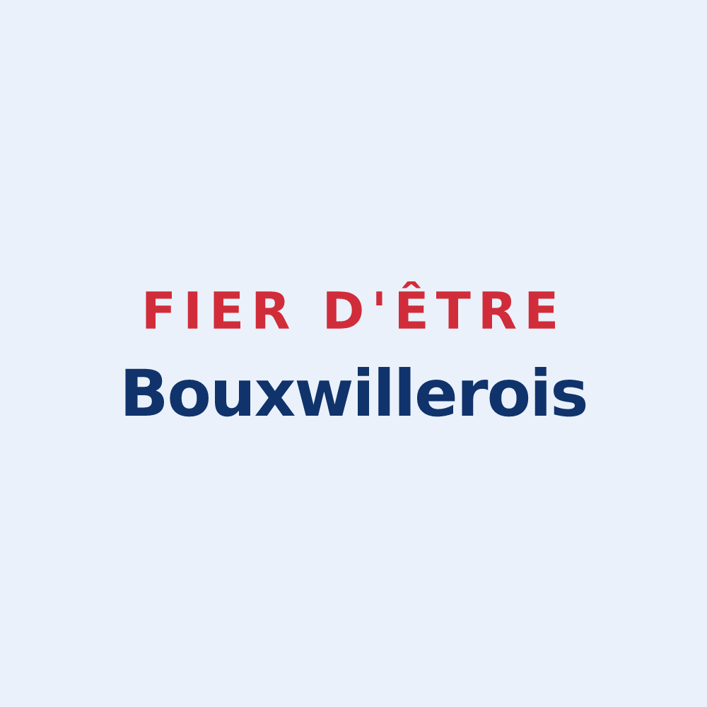 Sticker « Fier d'être Bouxwillerois » — design pour Bouxwiller