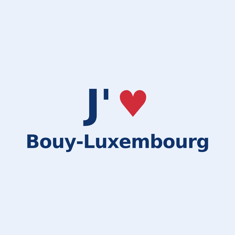 Sticker personnalisé Bouy-Luxembourg — design J'aime Bouy-Luxembourg