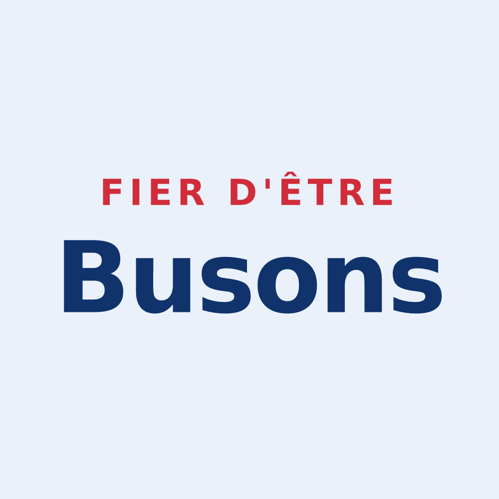 Sticker « Fier d'être Busons » — design pour Bouy