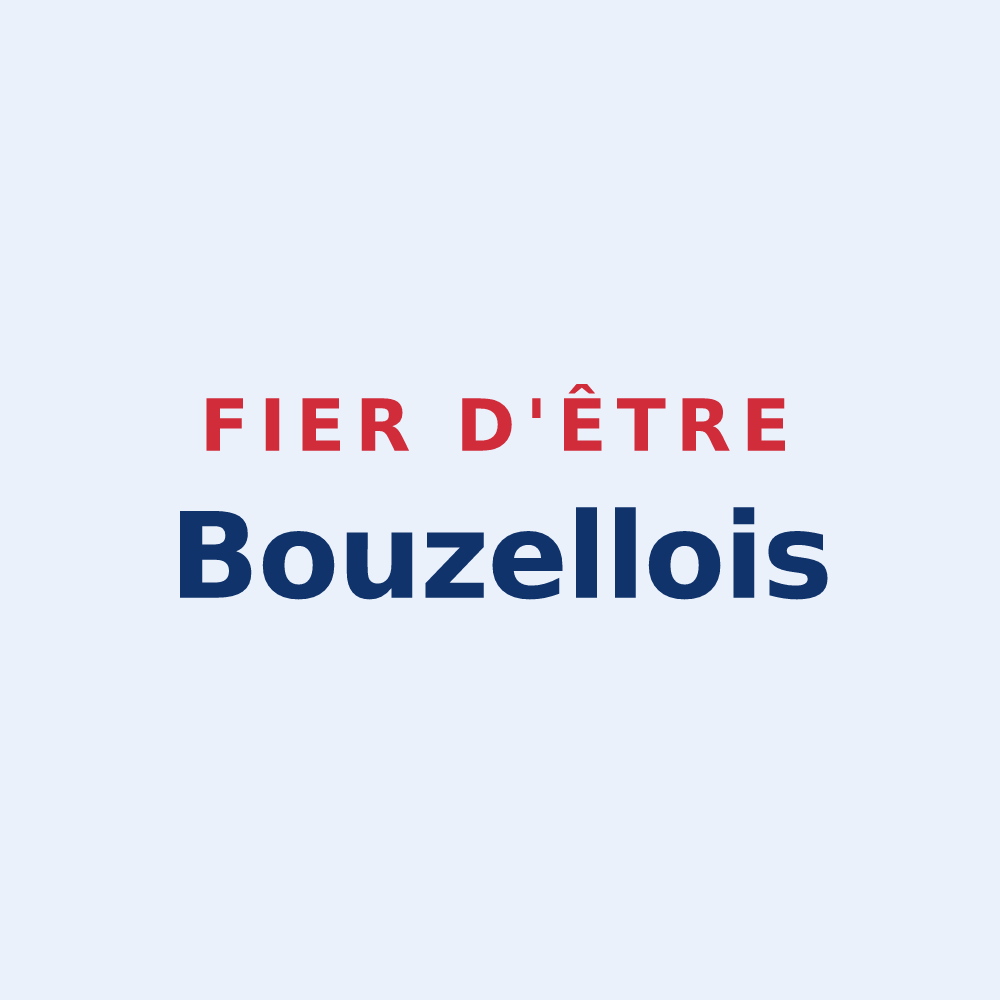 Sticker « Fier d'être Bouzellois » — design pour Bouzel
