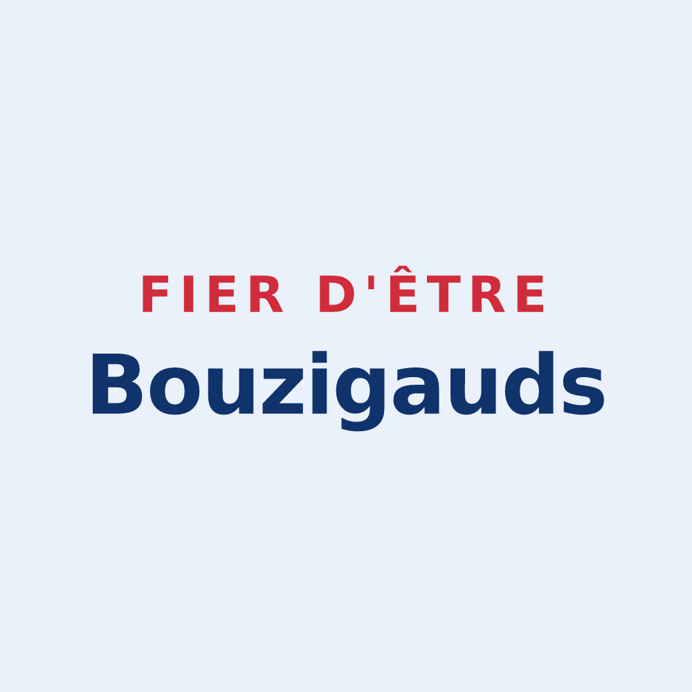 Sticker « Fier d'être Bouzigauds » — design pour Bouzigues