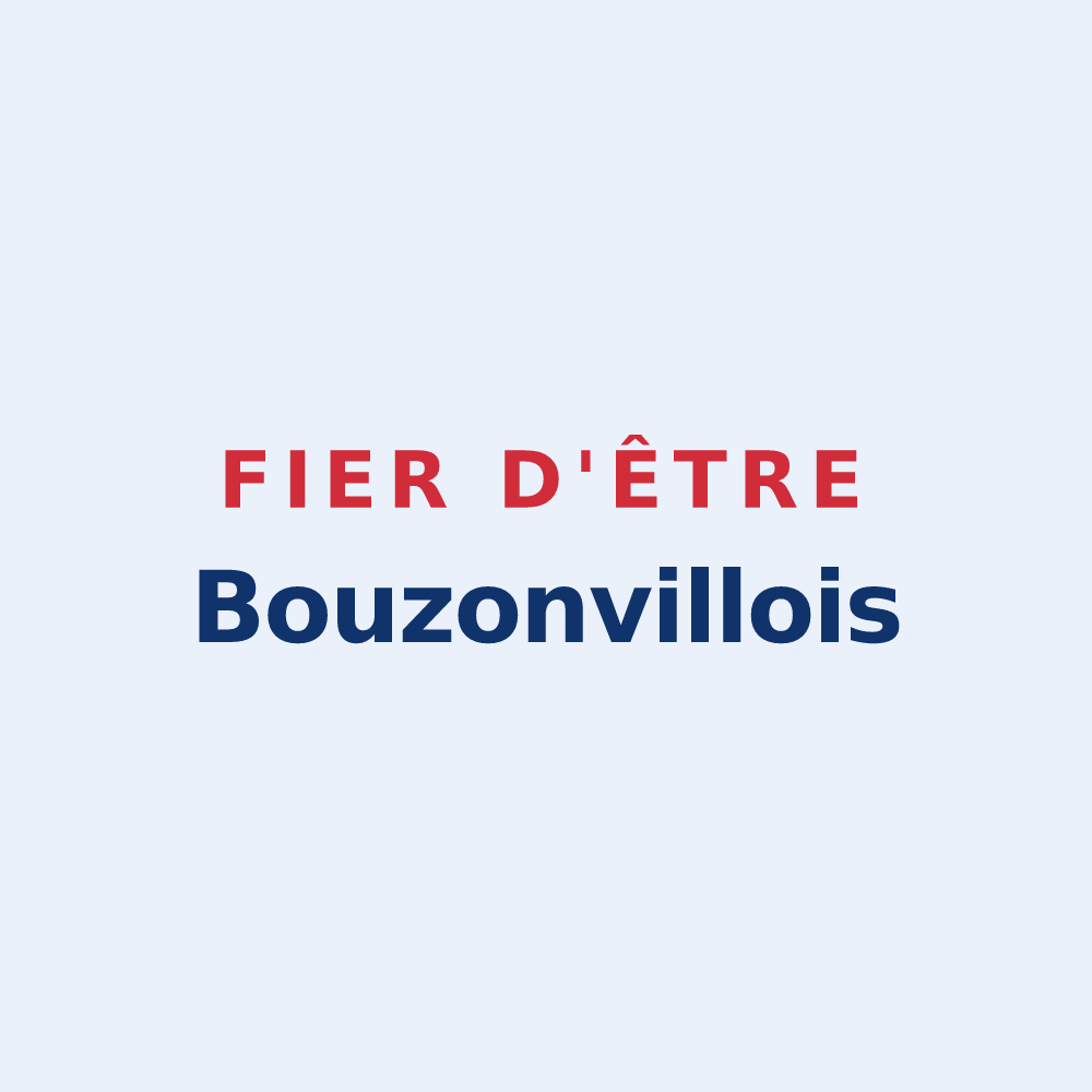 Sticker « Fier d'être Bouzonvillois » — design pour Bouzonville-aux-Bois
