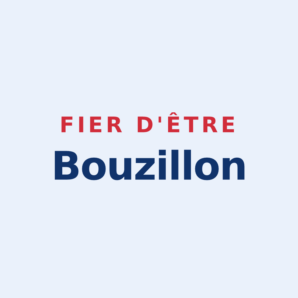 Sticker « Fier d'être Bouzillon » — design pour Bouzy