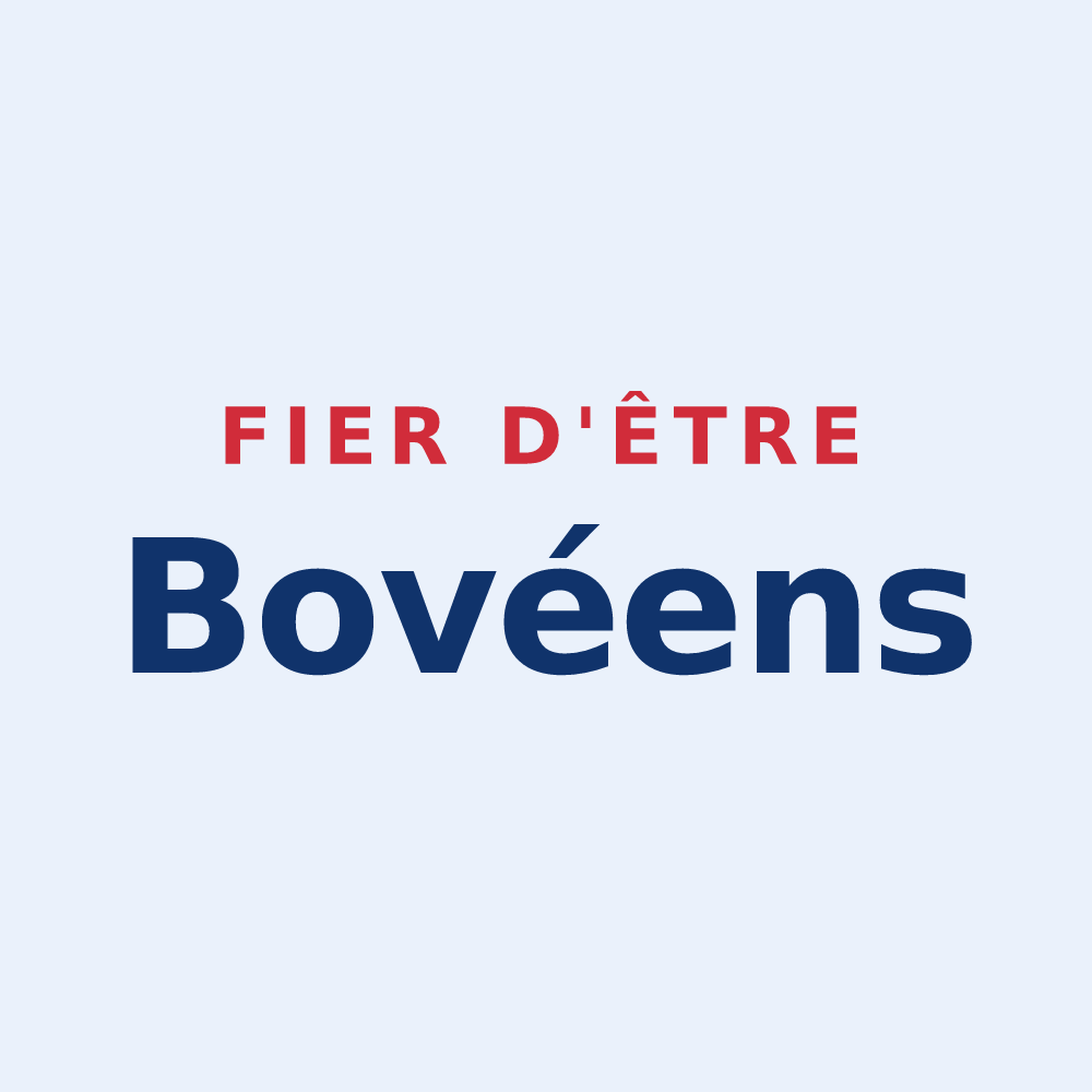 Sticker « Fier d'être Bovéens » — design pour Bovée-sur-Barboure