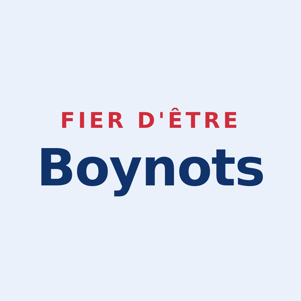 Sticker « Fier d'être Boynots » — design pour Boynes